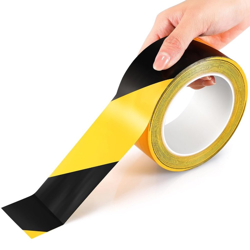 Black & Yellow Safety Tape